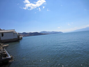 湖畔美景 宁静水边风光