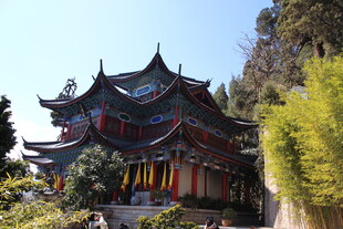 中式古建 清幽山林中的楼阁
