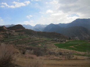 山间田园风光美景