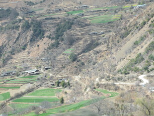 山间田园风光美景