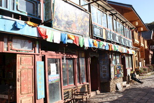 藏式风格街边小店