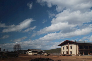 乡村风光 宁静的田园小屋
