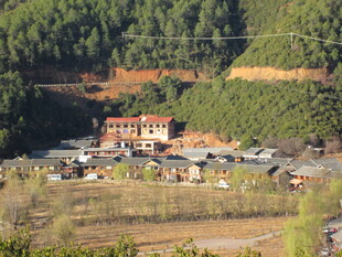 山村风光 宁静质朴的村落