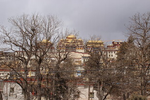 拉萨布达拉宫远景