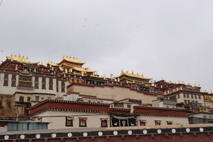 壮丽藏式建筑布达拉宫