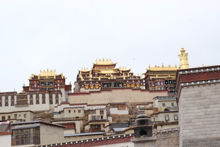 布达拉宫壮丽建筑景观