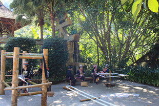 户外休闲庭院场景