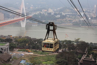重庆长江索道景观