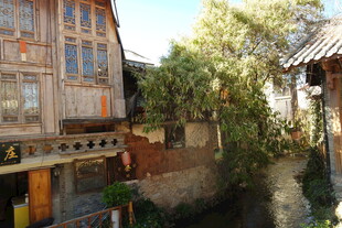 古巷水乡民居风景