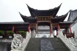 中式古建门楼 典雅大气