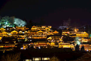 凤凰古城迷人夜景