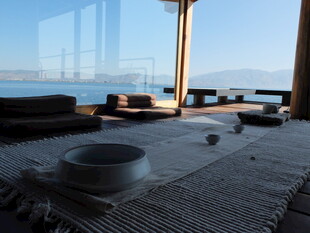 海景茶室榻榻米惬意空间