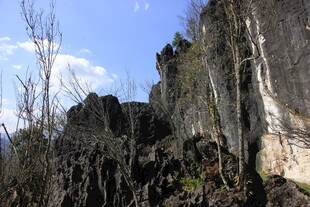 嶙峋山石景观