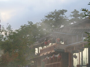 古建景致 烟雾缭绕之美