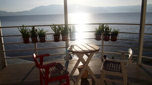 阳台海景 惬意休闲时光