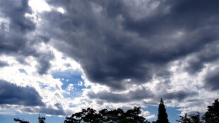 乌云密布的天空景象