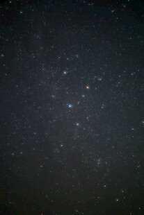 夜空中闪烁的点点繁星