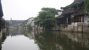 江南水乡古河道风景