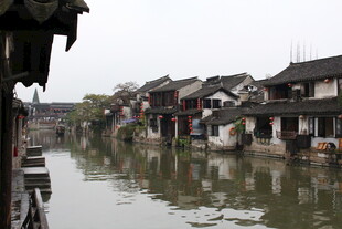 江南水乡古村落风景
