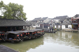江南水乡古村落风景
