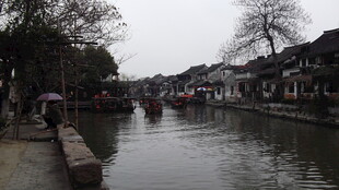 江南水乡河道风景