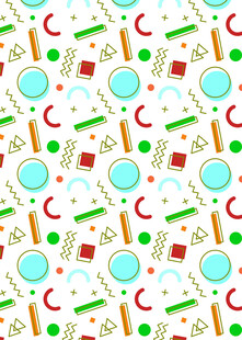 圣诞元素无缝图案背景