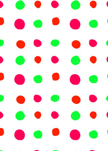 多彩圆点图案背景