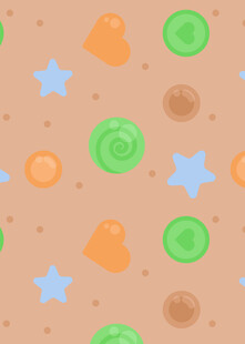 多彩卡通图案背景