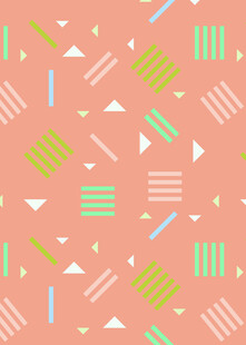 几何图案粉色背景纹理