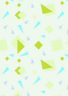 清新几何图案背景