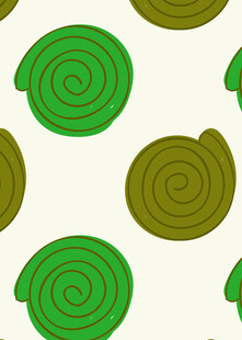绿色螺旋图案背景纹理