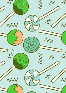 多彩糖果图案背景