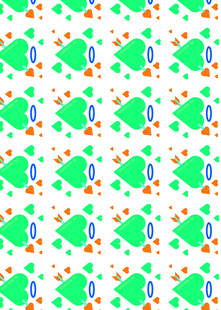 绿色小鱼图案背景纹理