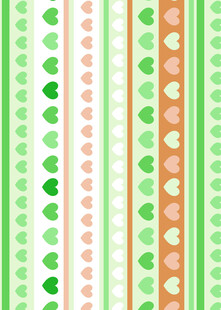 多彩条纹爱心图案背景