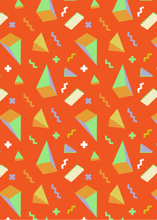 多彩三角图案背景纹理