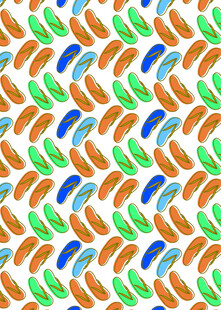 多彩几何图案无缝背景