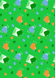 多彩几何图案背景