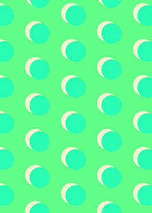 浅绿色底月亮图案背景