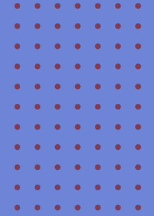 蓝色背景上的红色图案