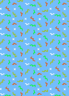 清新海洋风小鱼图案背景