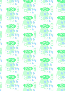 清新几何图案背景纹理