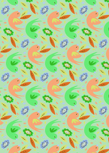 多彩蔬菜图案无缝背景