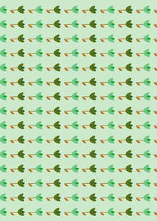 浅绿色底绿植图案背景