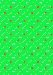 绿色底红色图案纹理背景