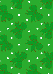 绿色三叶草图案背景
