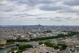 俯瞰巴黎城市景观