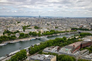 巴黎城市景观俯瞰图