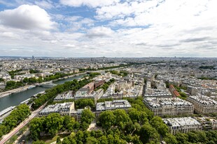 巴黎城市景观俯瞰图