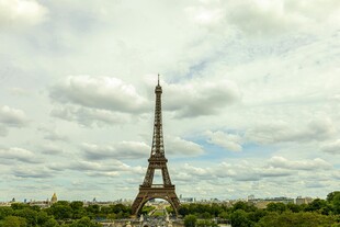 埃菲尔铁塔的美丽景致