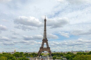 埃菲尔铁塔的壮丽景观